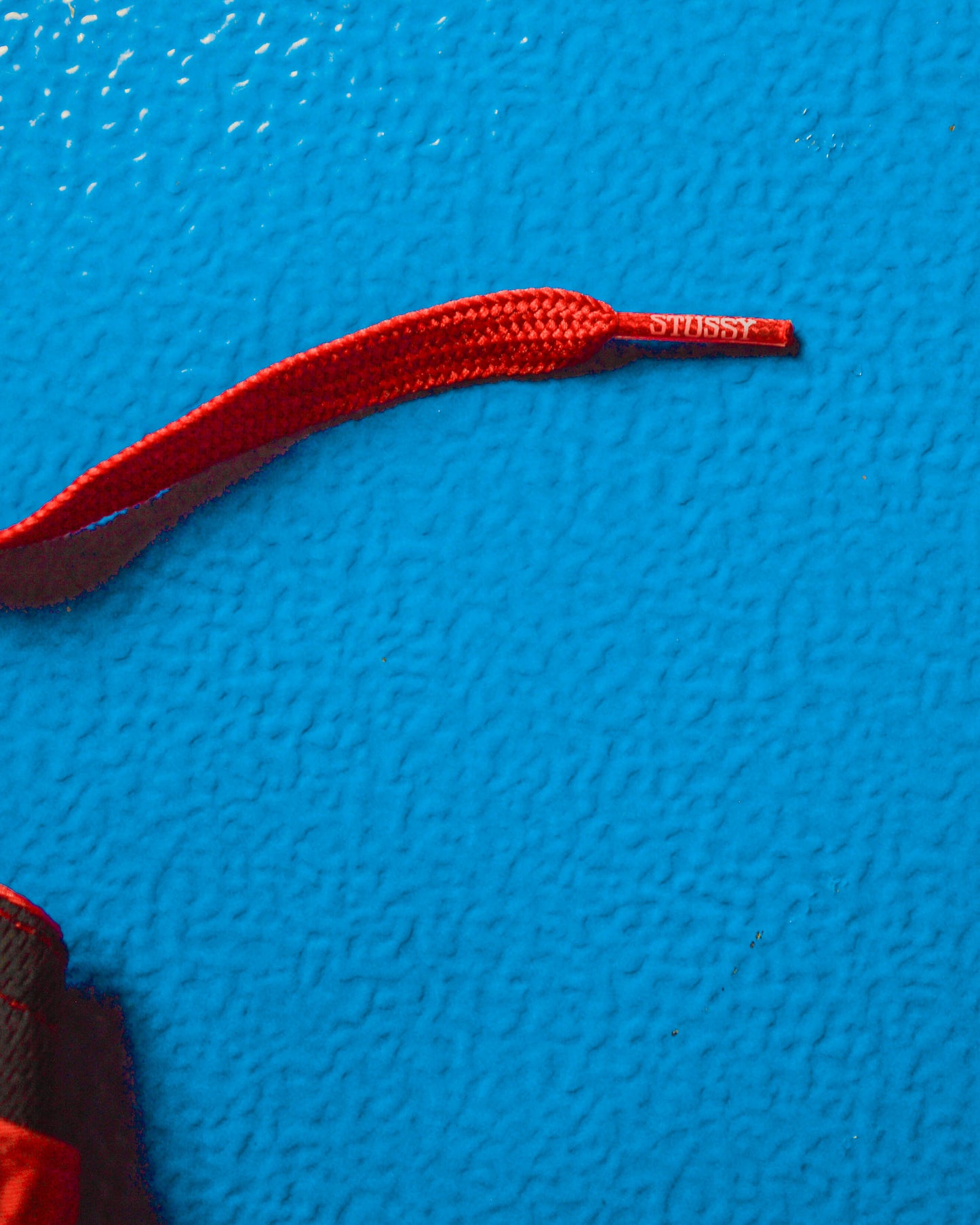 Red Venus Asymmetrical Logo Poly Board Shorts (32)