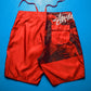 Red Venus Asymmetrical Logo Poly Board Shorts (32)