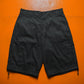Tonal Black Houndstooth Pattern Side Pocket Cargo Shorts ( 30 & 32)