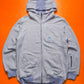 Waffle Knit Zip Up Tactical Hoody (XL)