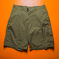 Surplus Green Asymmetrical Multi-Pocket Ripstop Cargo Shorts ( 34 )