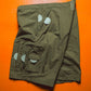 Surplus Green Asymmetrical Multi-Pocket Ripstop Cargo Shorts ( 34 )