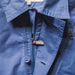 Japanese Exclusive 3-d Pocket Powder Blue Short Work Jacket (~M~)
