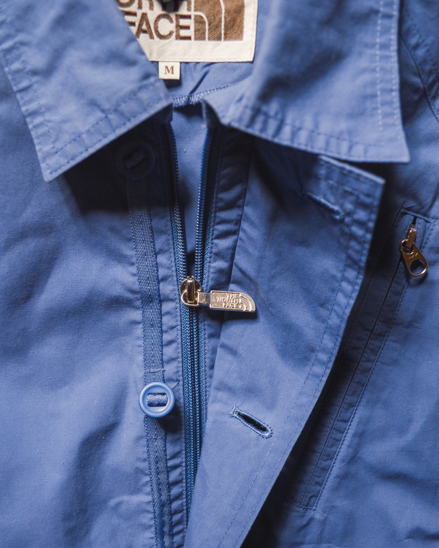 Japanese Exclusive 3-d Pocket Powder Blue Short Work Jacket (~M~)