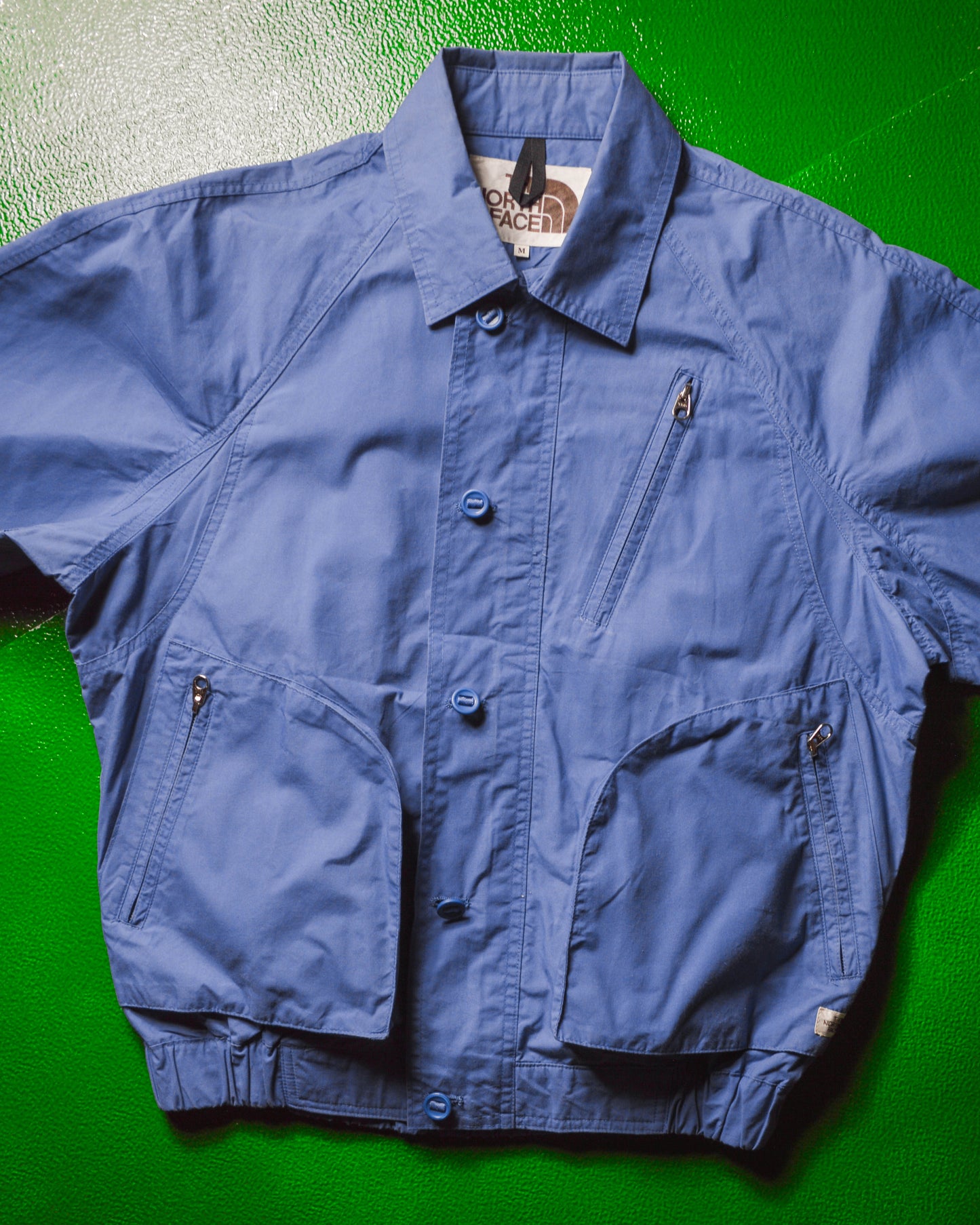 Japanese Exclusive 3-d Pocket Powder Blue Short Work Jacket (~M~)