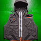 Tactical Multi-Pocket Concealable Hooded Cropped Vest; (~M~)