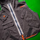 Tactical Multi-Pocket Concealable Hooded Cropped Vest; (~M~)