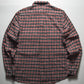 AW19 Red Black Plaid Cargo Patch Pocket D-Ring LS Shirt (M)