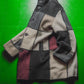 Patchwork Leather / Wool Long Coat / Jacket (~L~)