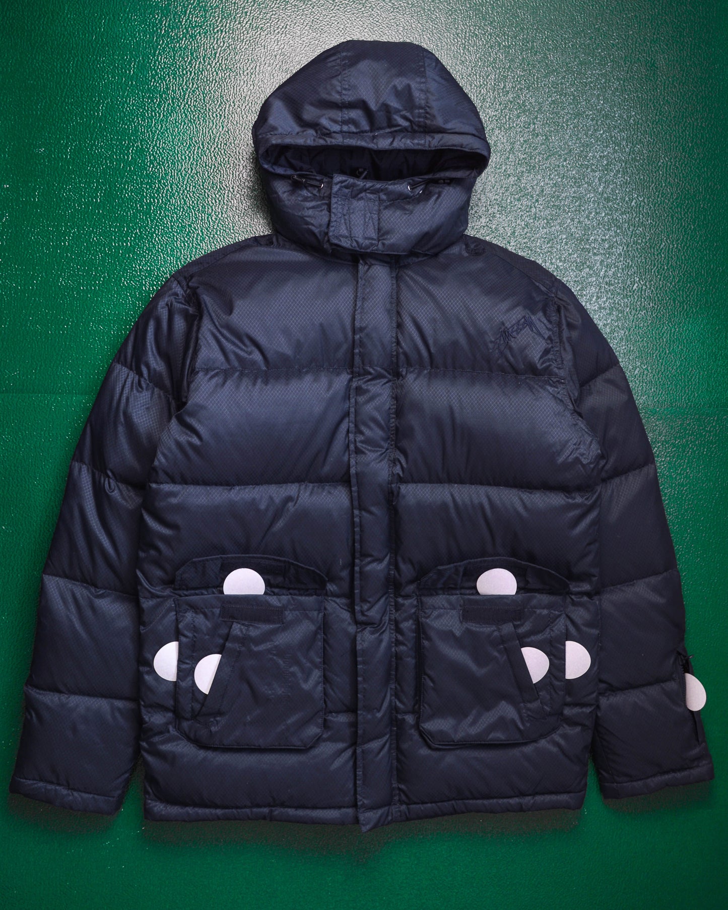 Stussy Navy Ripstop Multi-compartment Tactical Puffer Jacket (~M~)