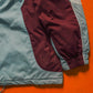 Baby Blue / Burgundy / White Panelled Jacket (XL)