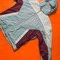 Baby Blue / Burgundy / White Panelled Jacket (XL)