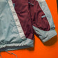 Baby Blue / Burgundy / White Panelled Jacket (XL)