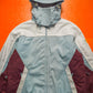 Baby Blue / Burgundy / White Panelled Jacket (XL)