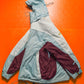 Baby Blue / Burgundy / White Panelled Jacket (XL)