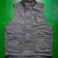 Grey Concealed Compartment Tactical Utility Vest (L)