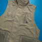 Beige Concealed Compartment Tactical Utility Vest (L)
