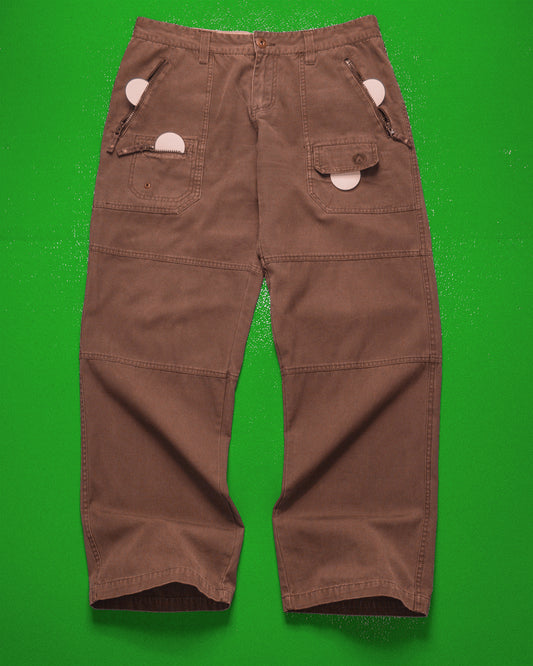 Brown Utility Cargo Pants (32~34)