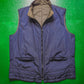 Reversible Navy  Olive Brown Vest (M)