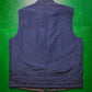 Reversible Navy  Olive Brown Vest (M)