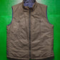 Reversible Navy  Olive Brown Vest (M)