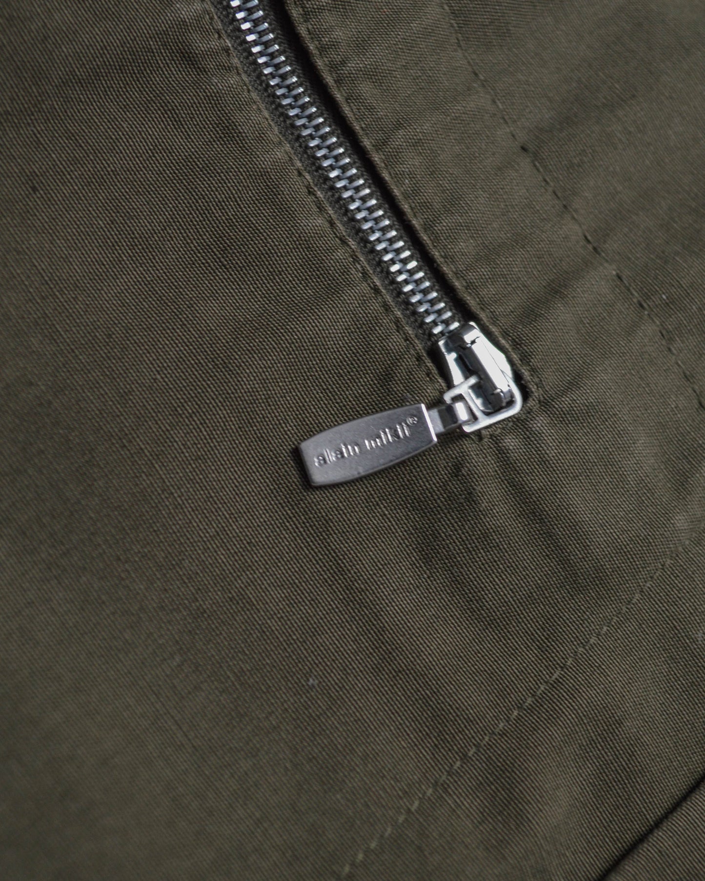 Reversible Minimal Snap Front Olive / Stone Jacket (~M~)