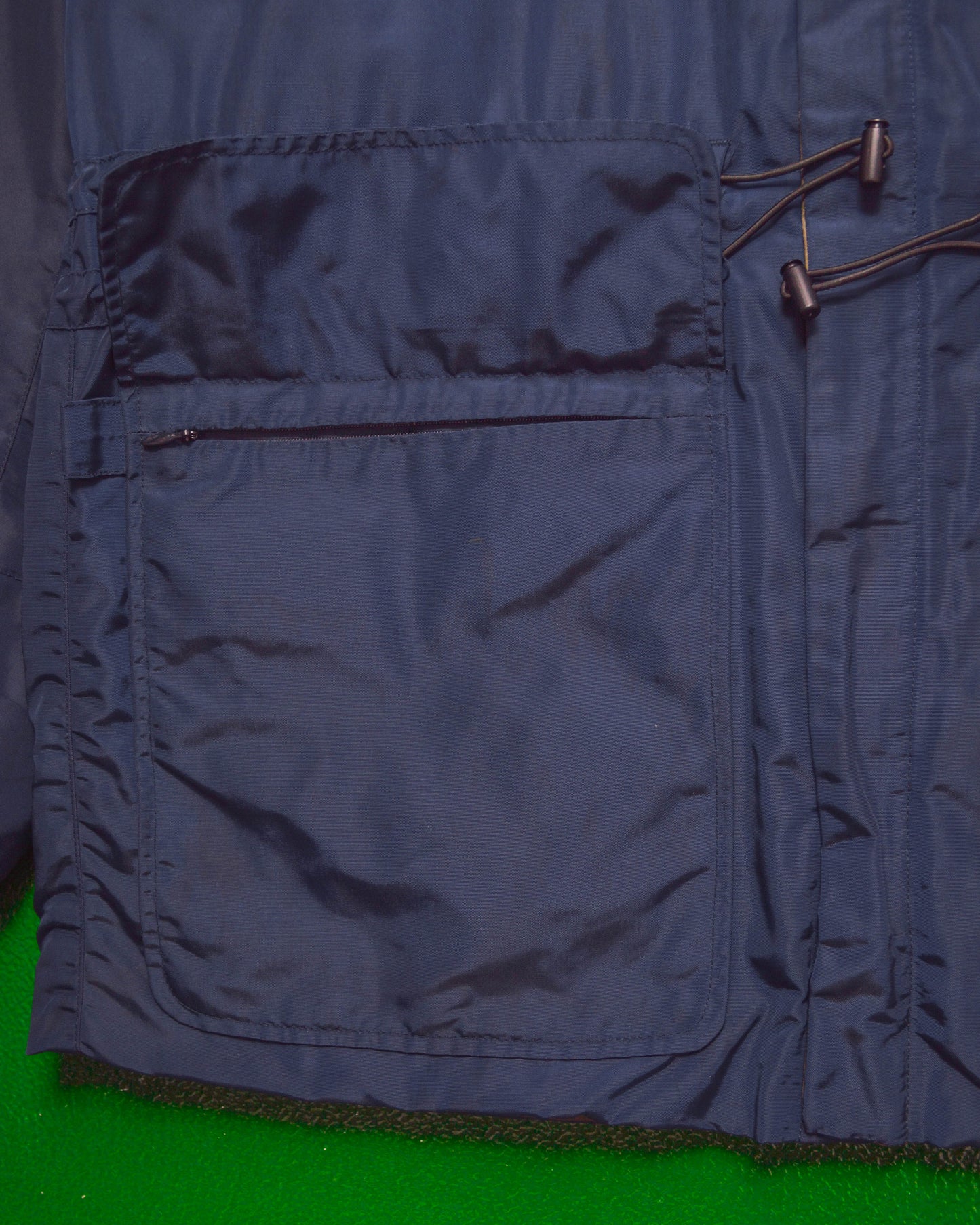 Reversible Navy  Olive Brown Jacket (M~L)