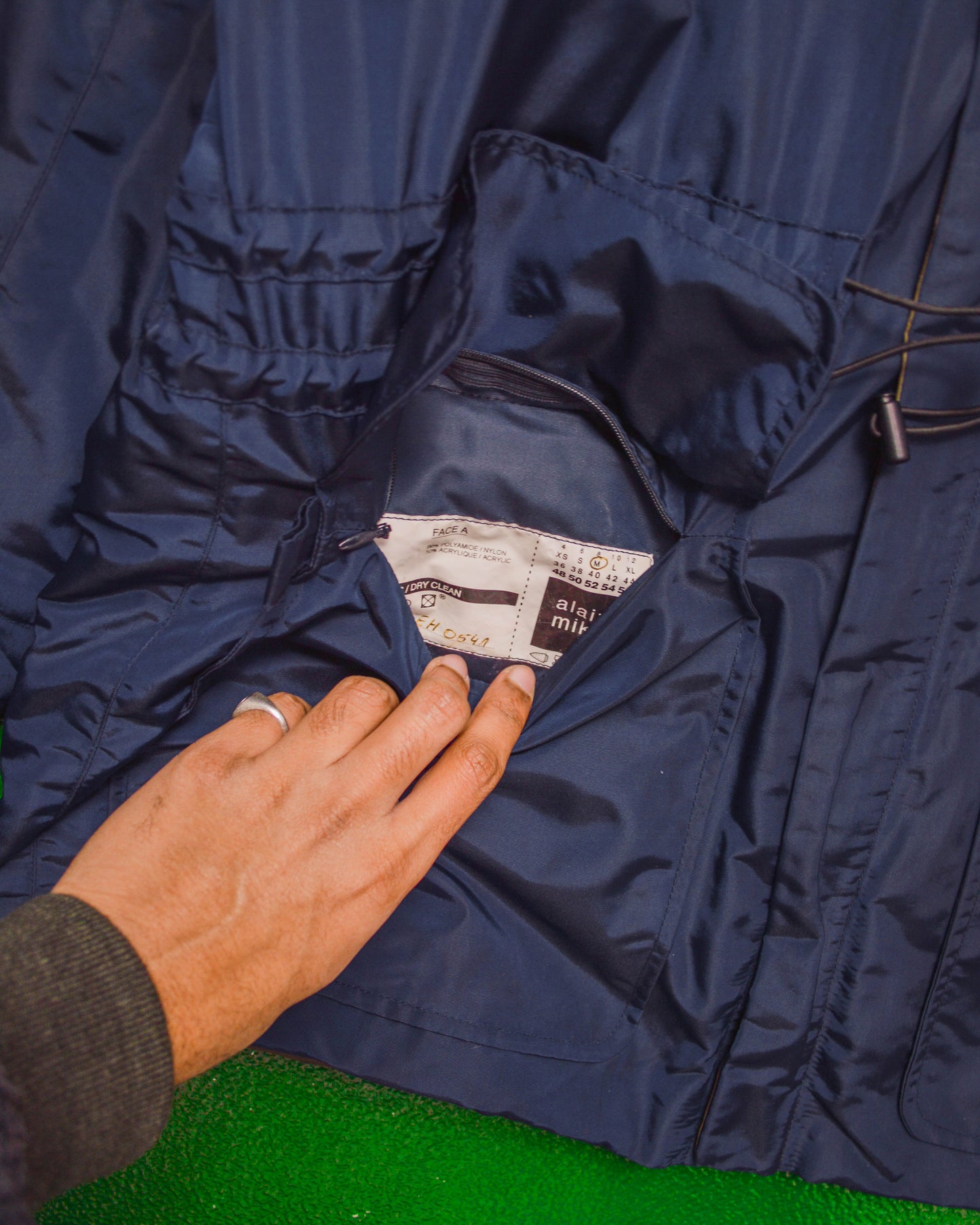 Reversible Navy  Olive Brown Jacket (M~L)
