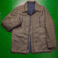 Reversible Navy  Olive Brown Jacket (M~L)