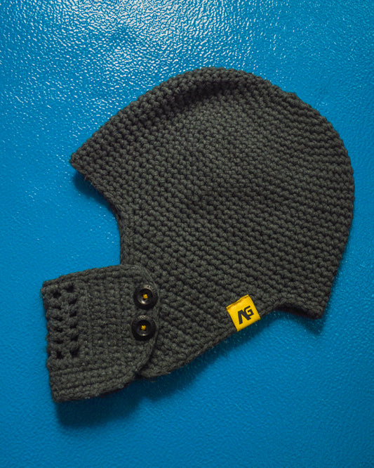 Face Mask Attachment Knit Balaclava Style Hat (OS)