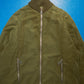 90s Olive Green Oversized Military Style Padded Bomber Jacket (~L~)