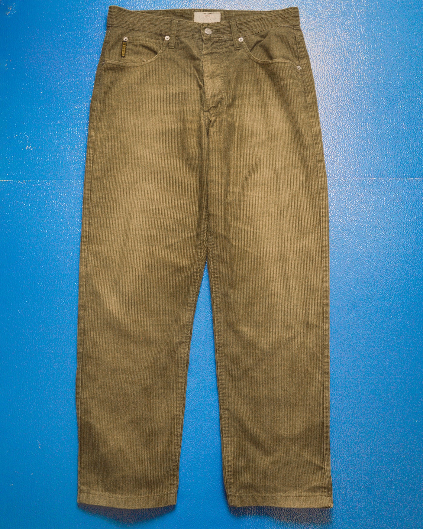 90s Washed Sage / Brown Corduroy Pants (31~32)