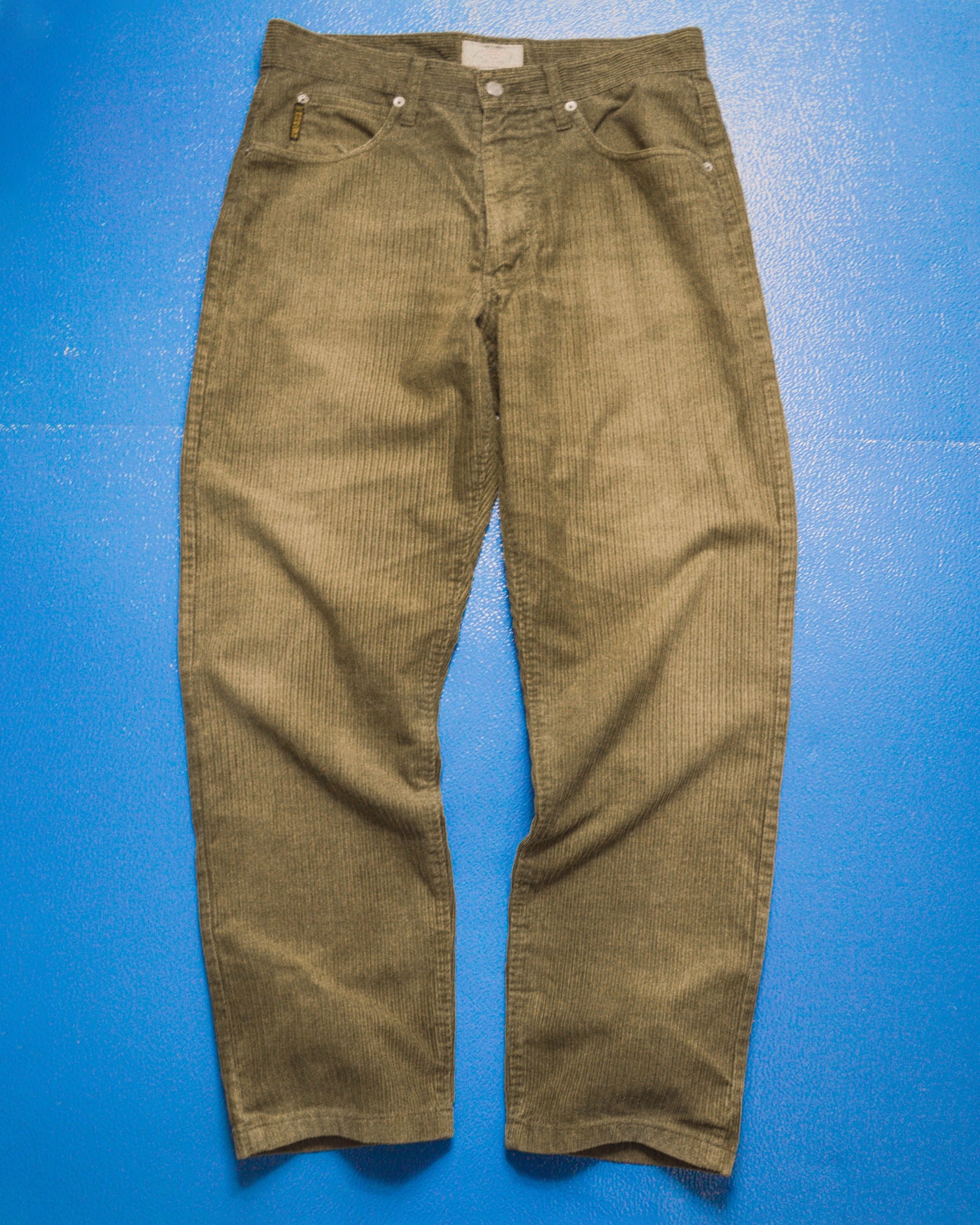 90s Washed Sage / Brown Corduroy Pants (31~32)