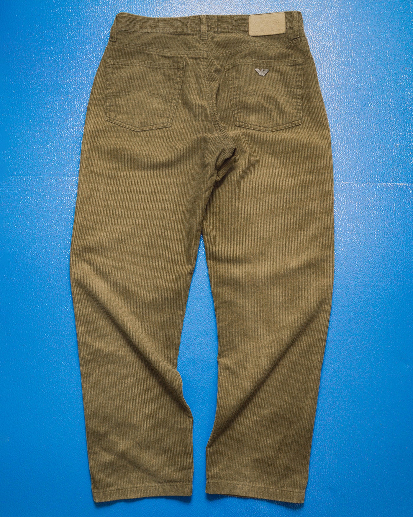 90s Washed Sage / Brown Corduroy Pants (31~32)