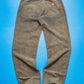 Aged Textured Woven Muted Brown Pants (36)