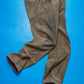 Aged Textured Woven Muted Brown Pants (36)