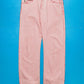 Distressed Pink / Red Released Hem Style Pants (36)