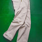 Early 2000s Round Knee Panelled Cream Pants (~32~)