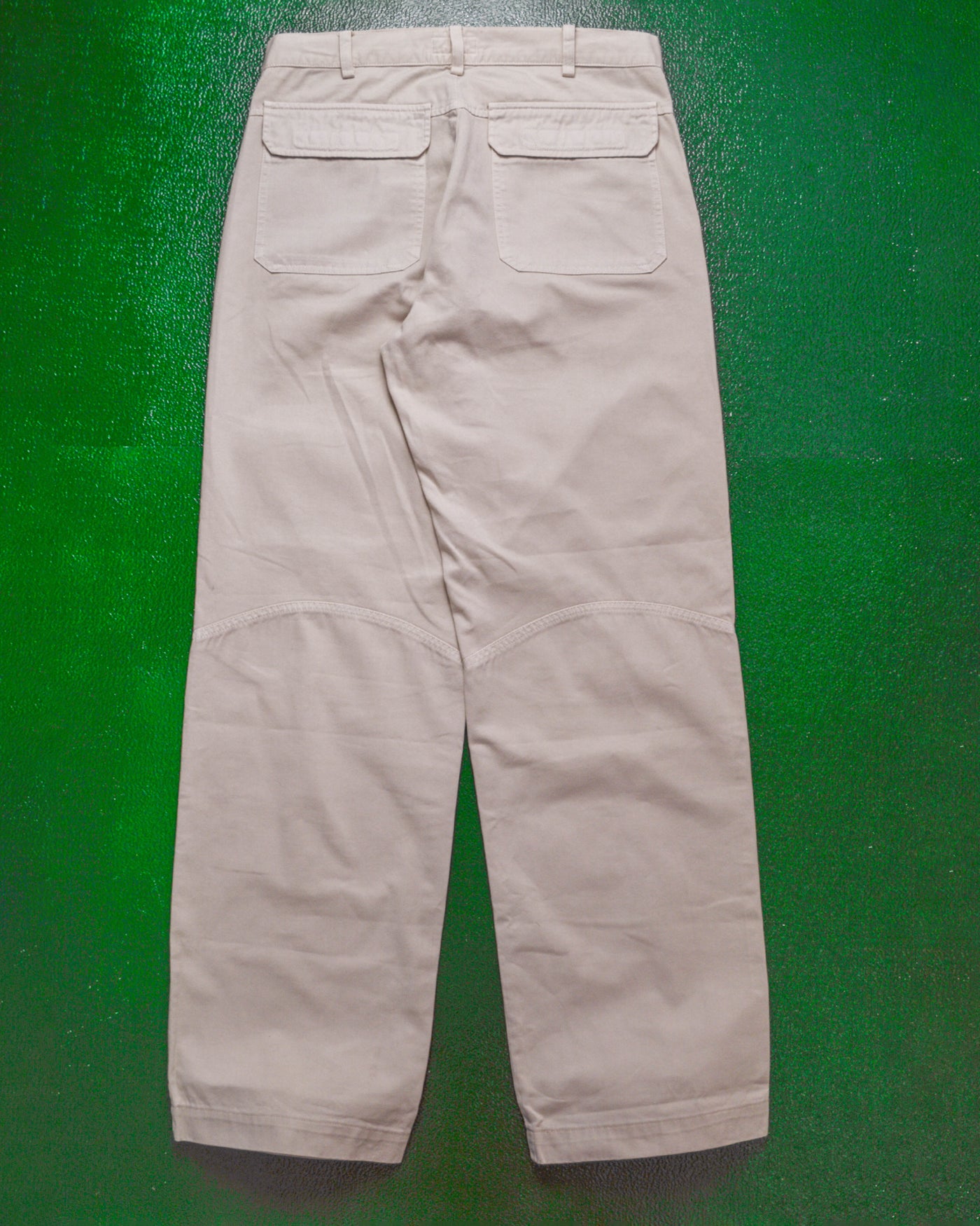 Early 2000s Round Knee Panelled Cream Pants (~32~)