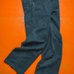 Grey Side Slant Pocket Panelled Cargo Pants (~34~)