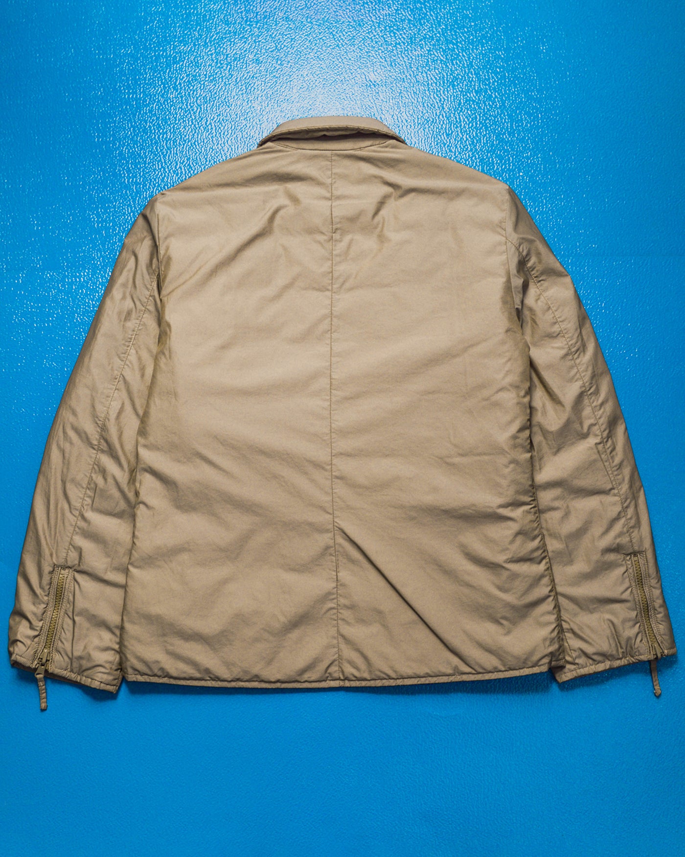 Reversible Square Quilted Beige Jacket (~S~)