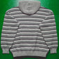 90s Striped Knit Pullover Hoody (~XL~)