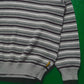 90s Striped Knit Pullover Hoody (~XL~)