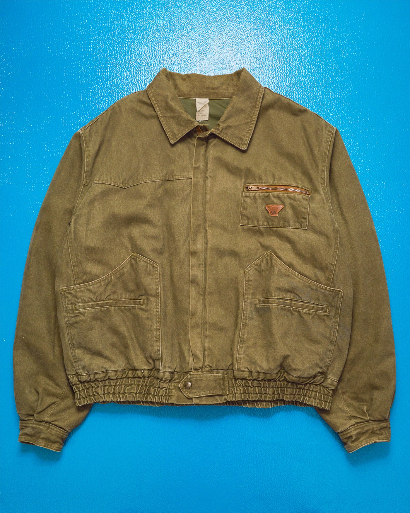 Armani Vintage 80s Washed Sage Green Work Jacket (~XL~)