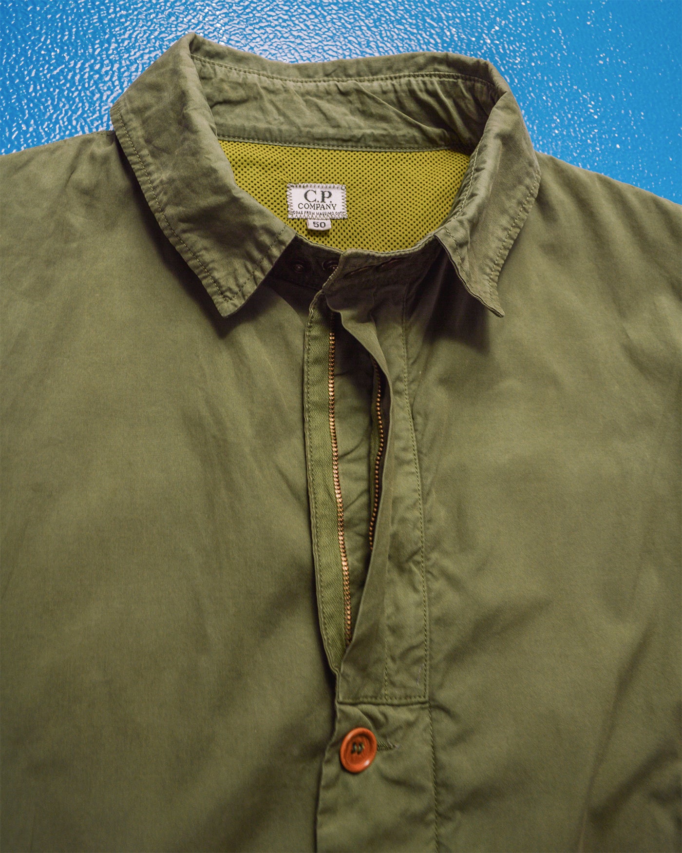 1989 Ideas from Massimo Osti Muted Green Mesh Lined Work Jacket (~L~)