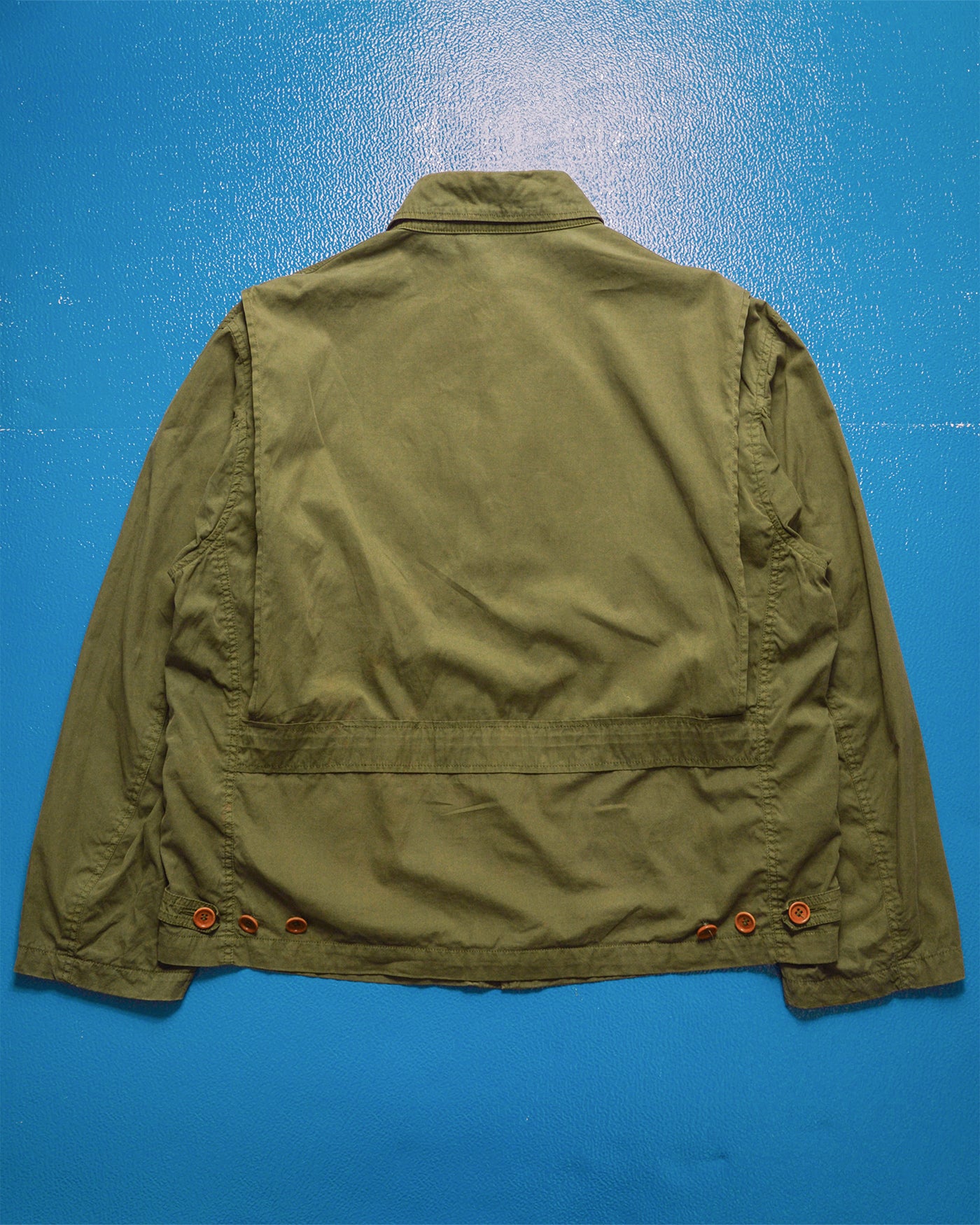 1989 Ideas from Massimo Osti Muted Green Mesh Lined Work Jacket (~L~)