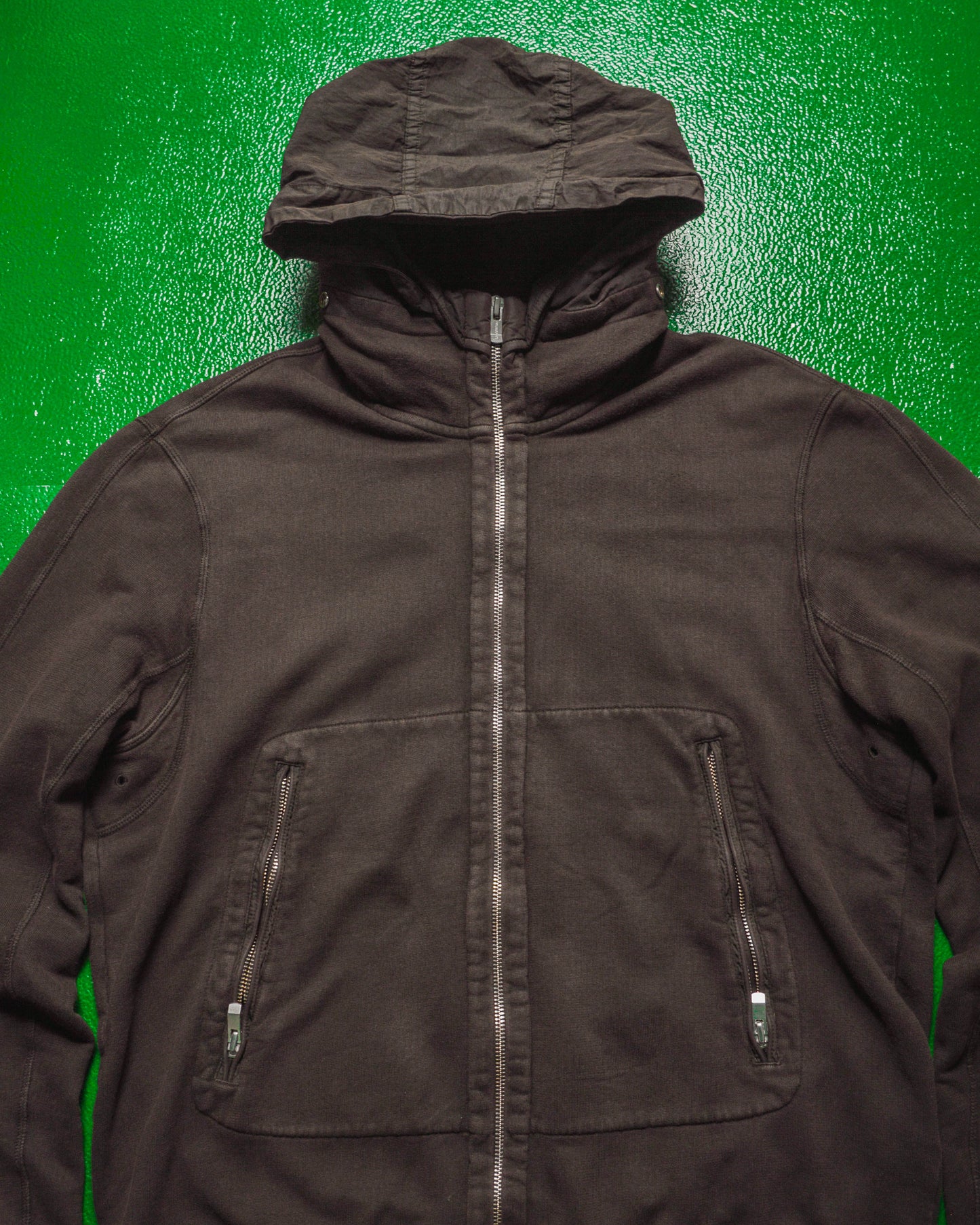 SS07 Deep Brown Zip Up Hoody (~M~)