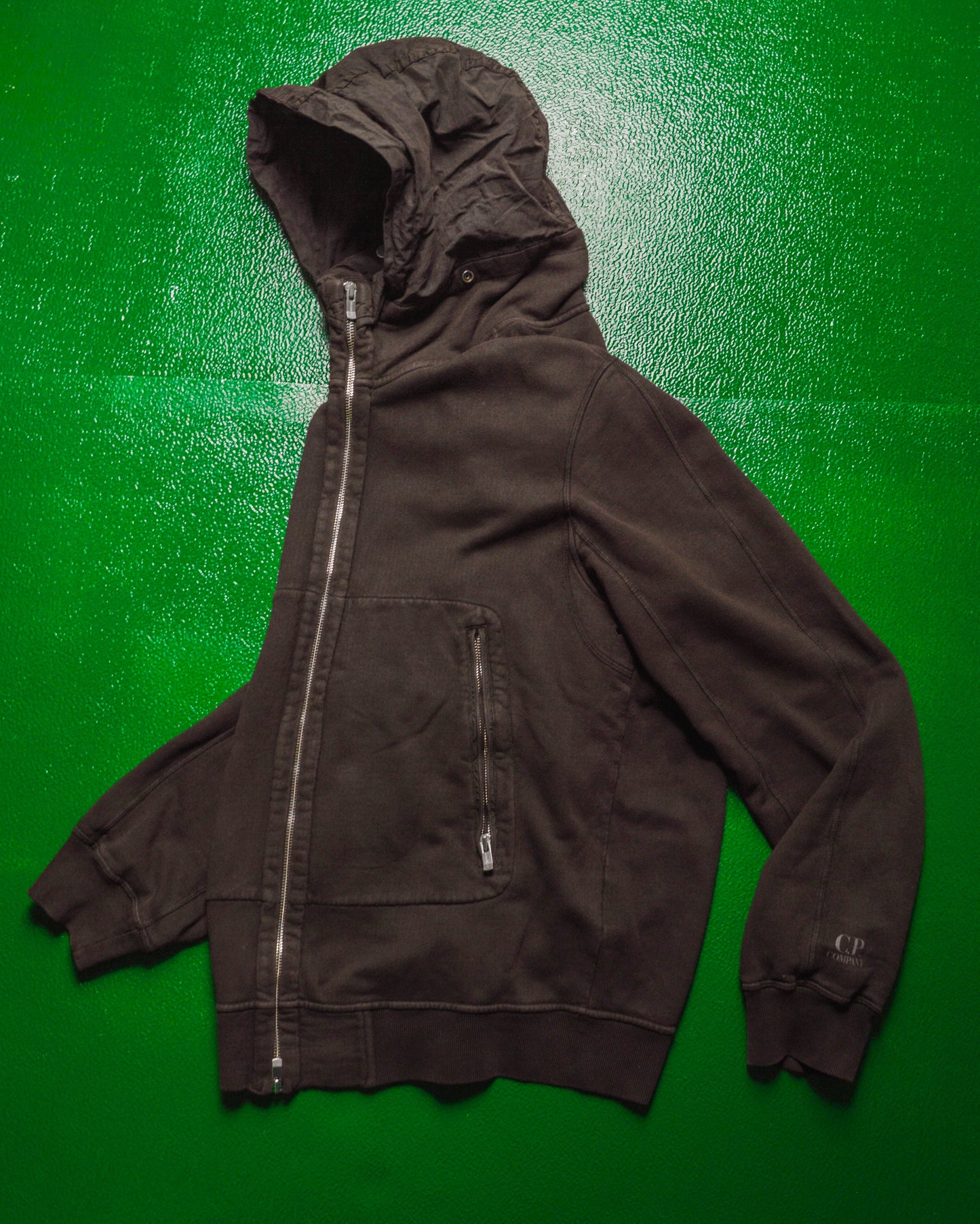 SS07 Deep Brown Zip Up Hoody (~M~)