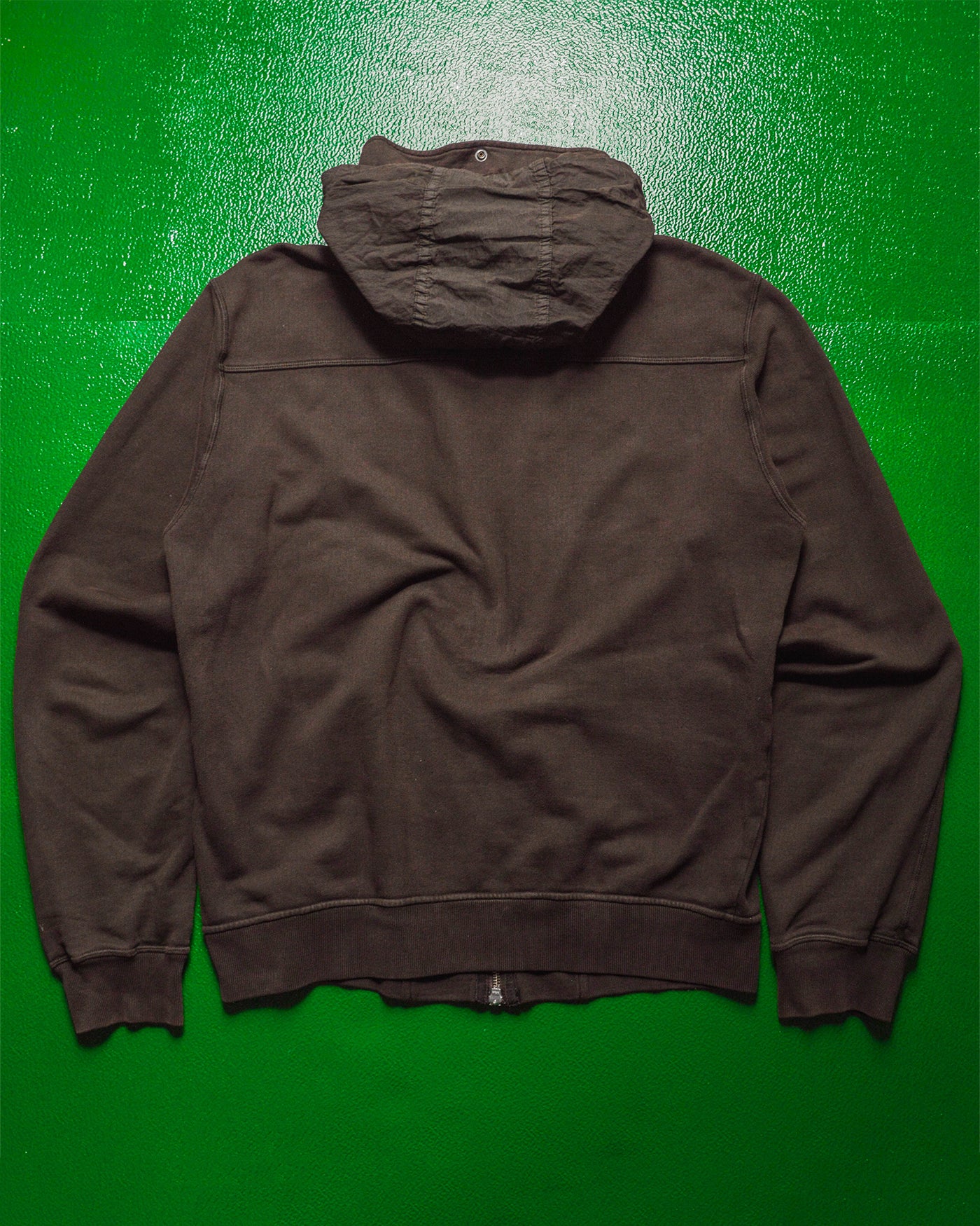 SS07 Deep Brown Zip Up Hoody (~M~)