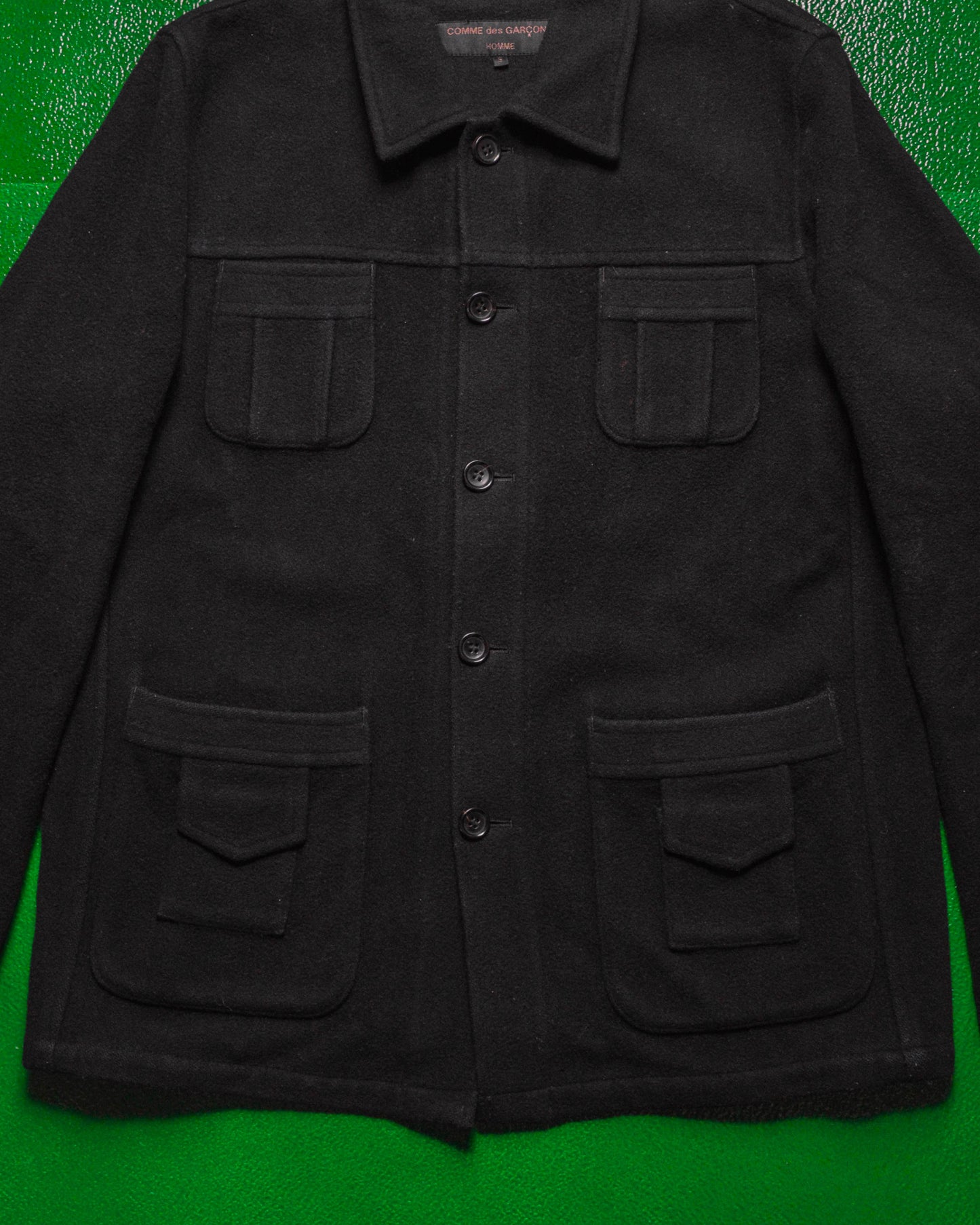 2003 Wool Blend Multi-pocket Jacket (S~M)